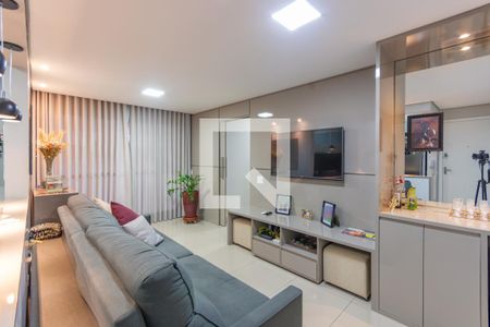 Sala de apartamento à venda com 3 quartos, 106m² em Santa Amelia, Belo Horizonte