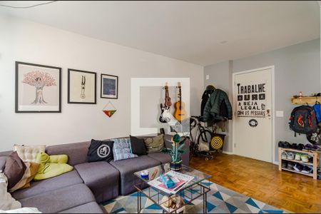 Sala de apartamento à venda com 1 quarto, 72m² em Alto de Pinheiros, São Paulo