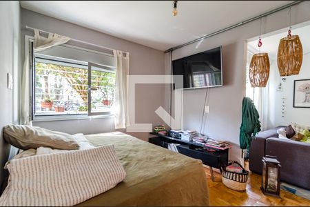 Sala de TV de apartamento à venda com 1 quarto, 72m² em Alto de Pinheiros, São Paulo