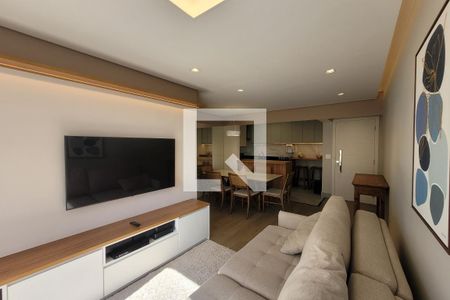 sala de estar/Jantar de apartamento para alugar com 3 quartos, 75m² em Aclimação, São Paulo