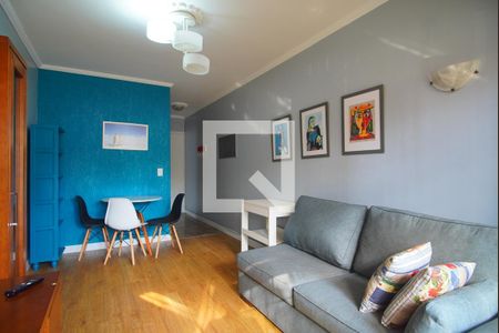 Sala de apartamento à venda com 2 quartos, 68m² em Petrópolis, Porto Alegre