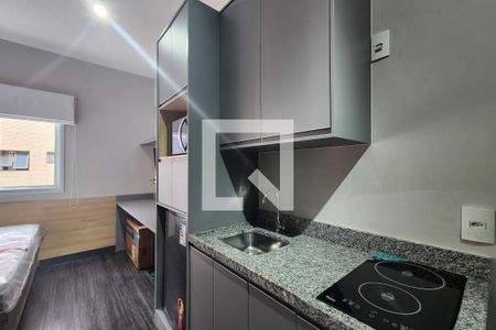 Cozinha de apartamento para alugar com 1 quarto, 19m² em Santa Paula, São Caetano do Sul