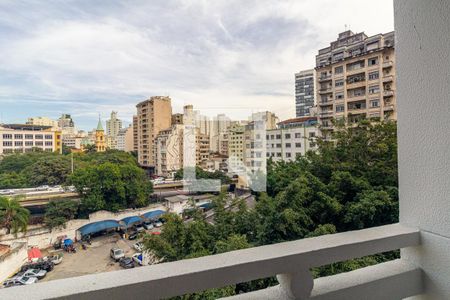 Varanda do Studio de kitnet/studio para alugar com 1 quarto, 25m² em Centro Histórico de São Paulo, São Paulo