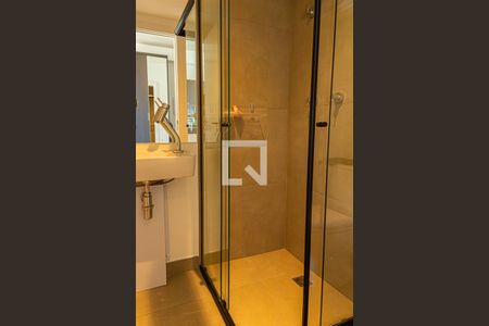 Detalhe do banheiro de kitnet/studio à venda com 1 quarto, 22m² em Bela Vista, São Paulo