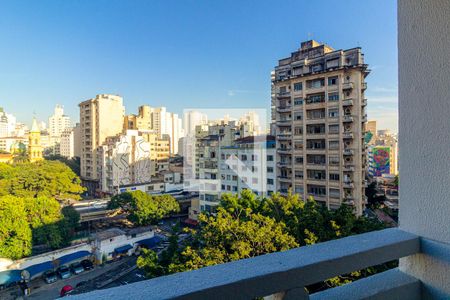 Varanda do Studio de kitnet/studio para alugar com 1 quarto, 22m² em Centro Histórico de São Paulo, São Paulo