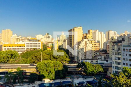 Varanda do Studio de kitnet/studio para alugar com 1 quarto, 22m² em Centro Histórico de São Paulo, São Paulo