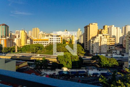 Varanda do Studio de kitnet/studio para alugar com 1 quarto, 22m² em Centro Histórico de São Paulo, São Paulo