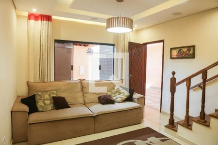 Sala de casa à venda com 3 quartos, 187m² em Jardim Stella, Santo André