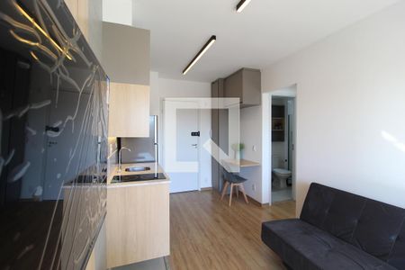 Sala/Cozinha de kitnet/studio para alugar com 1 quarto, 31m² em Moema, São Paulo