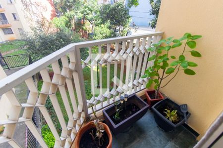 Varanda da Sala de apartamento para alugar com 2 quartos, 52m² em Sítio Pinheirinho, São Paulo