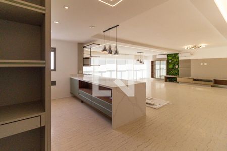 Sala e cozinha de apartamento para alugar com 3 quartos, 165m² em Vila Dom Pedro I, São Paulo