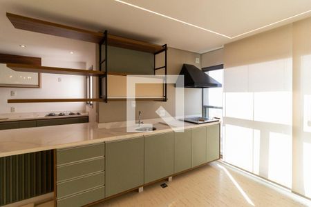 Sala e cozinha de apartamento para alugar com 3 quartos, 165m² em Vila Dom Pedro I, São Paulo