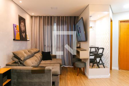 Sala de apartamento para alugar com 2 quartos, 90m² em Vila Alto de Santo André, Santo André