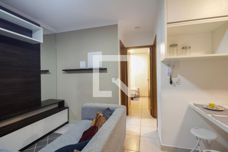 Sala  de apartamento para alugar com 2 quartos, 38m² em Vila Aricanduva, São Paulo