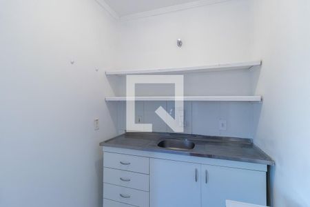 Cozinha de kitnet/studio para alugar com 1 quarto, 22m² em Arruamento Fain José Feres, Campinas
