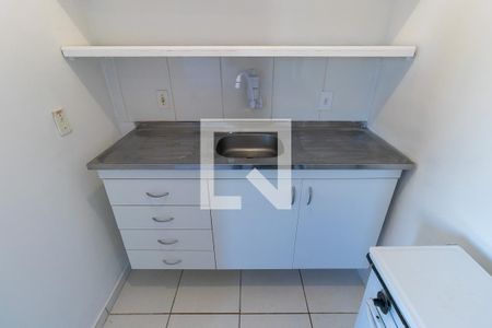Cozinha de kitnet/studio para alugar com 1 quarto, 22m² em Arruamento Fain José Feres, Campinas