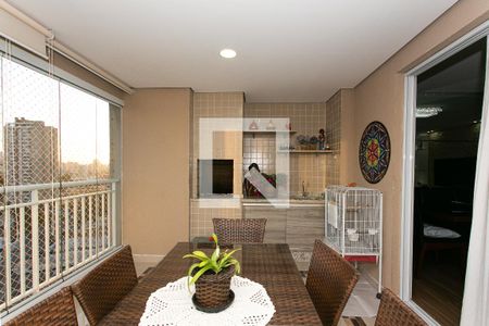 Varanda gourmet de apartamento à venda com 3 quartos, 125m² em Chácara Califórnia, São Paulo