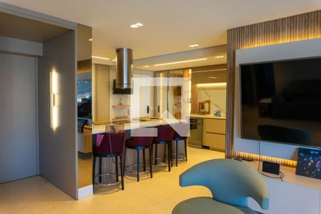sala de apartamento à venda com 3 quartos, 137m² em Santo Amaro, São Paulo