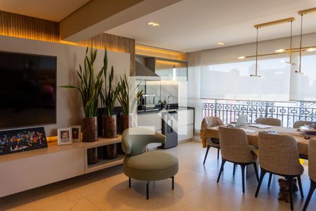 sala de apartamento à venda com 3 quartos, 137m² em Santo Amaro, São Paulo