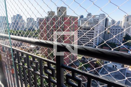vista sala de apartamento à venda com 3 quartos, 137m² em Santo Amaro, São Paulo