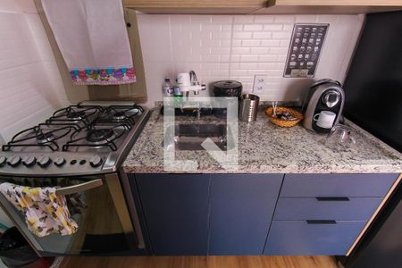 Cozinha de apartamento para alugar com 1 quarto, 38m² em Brás, São Paulo