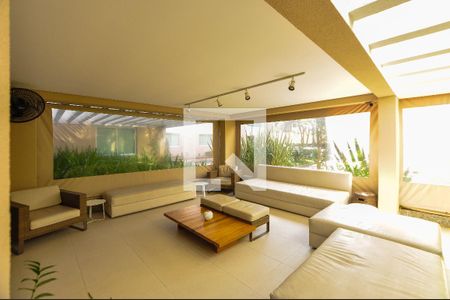 Apartamento para alugar com 47m², 1 quarto e 2 vagasÁrea comum - Churrasqueira