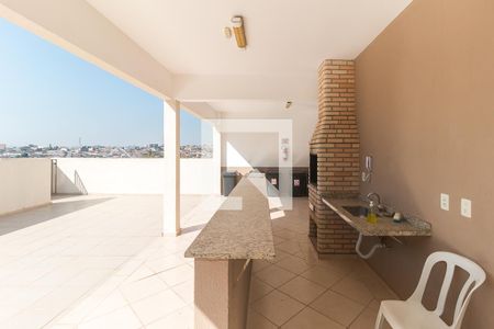 Área comum - Churrasqueira de apartamento para alugar com 2 quartos, 58m² em Alto Ipiranga, Mogi das Cruzes