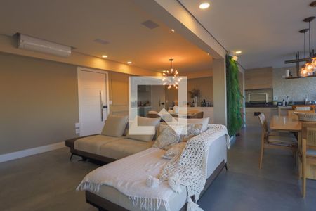 Apartamento à venda com 152m², 3 quartos e 3 vagasSacada Gourmet/Sala