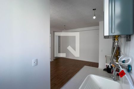 Apartamento para alugar com 36m², 1 quarto e sem vaga Apartamento para alugar com 36m², 1 quarto e sem vagaCozinha e área de serviço