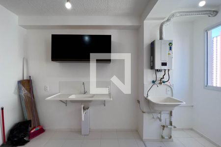 Apartamento para alugar com 36m², 1 quarto e sem vaga Apartamento para alugar com 36m², 1 quarto e sem vagaCozinha e área de serviço