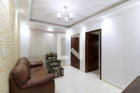 Sala de casa para alugar com 2 quartos, 110m² em Jardim Casablanca, São Paulo