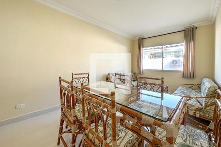 Sala de apartamento para alugar com 1 quarto, 50m² em Jardim Ana Maria, Guarujá