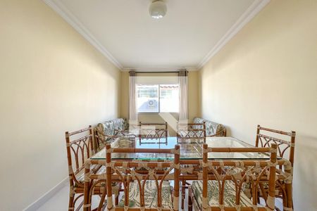 Sala de apartamento para alugar com 1 quarto, 50m² em Jardim Ana Maria, Guarujá