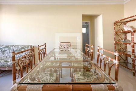 Sala de apartamento para alugar com 1 quarto, 50m² em Jardim Ana Maria, Guarujá