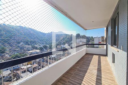 Varanda da Sala de apartamento para alugar com 3 quartos, 120m² em Engenho Novo, Rio de Janeiro
