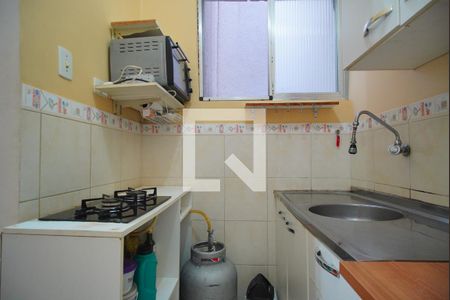 Cozinha de kitnet/studio para alugar com 1 quarto, 33m² em Cristo Redentor, Porto Alegre