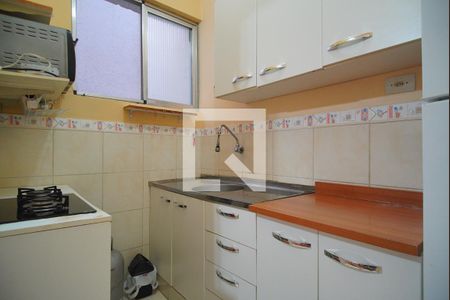 Cozinha de kitnet/studio para alugar com 1 quarto, 33m² em Cristo Redentor, Porto Alegre