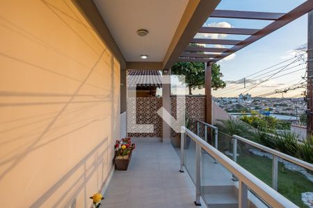 Varanda da Sala de casa à venda com 6 quartos, 450m² em Havaí, Belo Horizonte