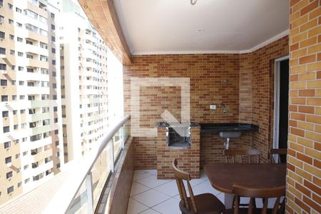 Sala/ varanda gourmet de apartamento para alugar com 2 quartos, 95m² em Canto do Forte, Praia Grande