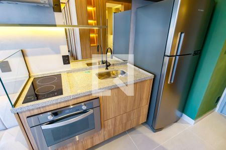 Cozinha - Armários de kitnet/studio à venda com 1 quarto, 25m² em Vila Andrade, São Paulo