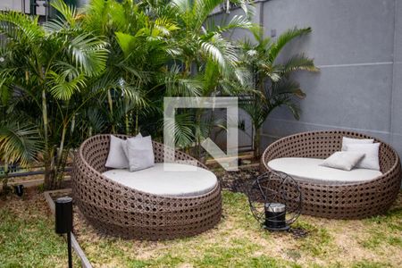 Studio para alugar com 27m², 1 quarto e sem vagaÁrea comum - jardim e espreguiçadeiras