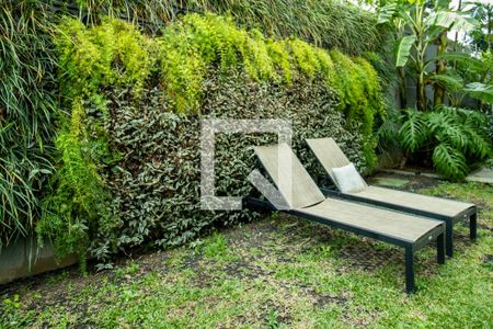 Studio para alugar com 27m², 1 quarto e sem vagaÁrea comum - jardim e espreguiçadeiras