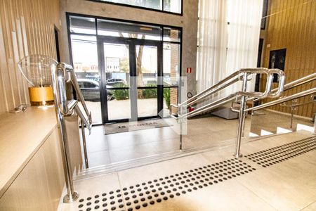 Studio para alugar com 27m², 1 quarto e sem vagaHall de entrada do prédio