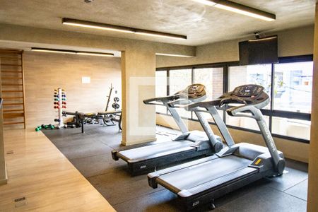 Studio para alugar com 27m², 1 quarto e sem vagaÁrea comum- sala de ginástica