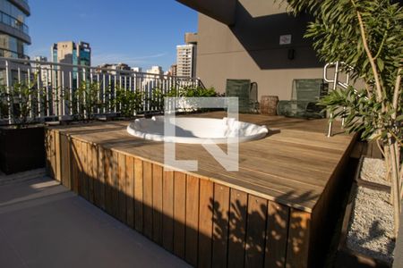 Studio à venda com 27m², 1 quarto e sem vagaÁrea comum - cobertura - jacuzzi