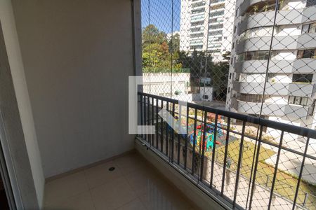 Varanda da Sala 1 de apartamento para alugar com 2 quartos, 84m² em Vila Andrade, São Paulo
