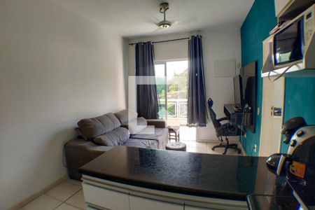 Sala/Cozinha de apartamento à venda com 1 quarto, 55m² em Itaipu, Niterói