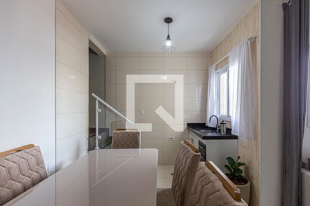 Sala de apartamento à venda com 3 quartos, 167m² em Vila Alzira, Santo André