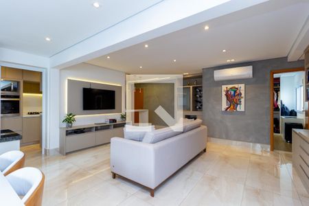 Sala de Estar de apartamento para alugar com 2 quartos, 94m² em Vila Regente Feijó, São Paulo