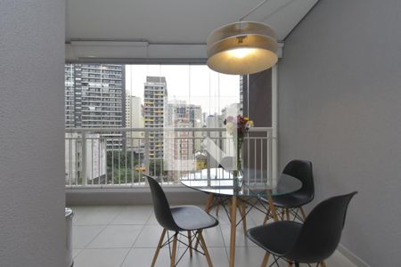 Apartamento à venda com 36m², 1 quarto e 1 vagaVaranda